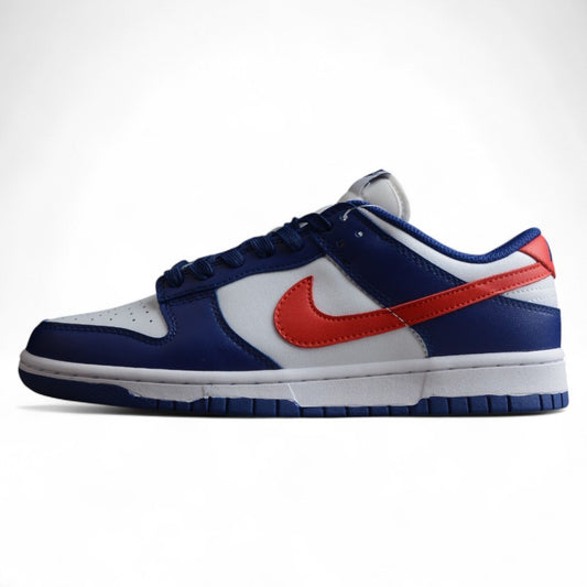 Nike Dunk Low "White Blue and University Red" 