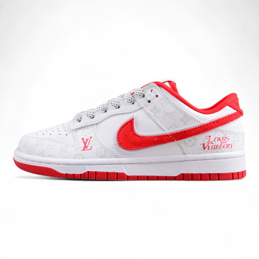 Nike Dunk Low x Louis Vuitton White Red - Best Reps Website 2025