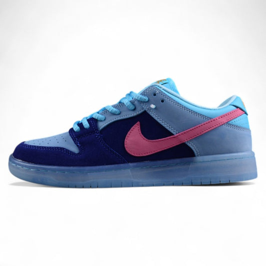 Nike SB Dunk Low "Run The Jewels" hot pink nubuck Swoosh