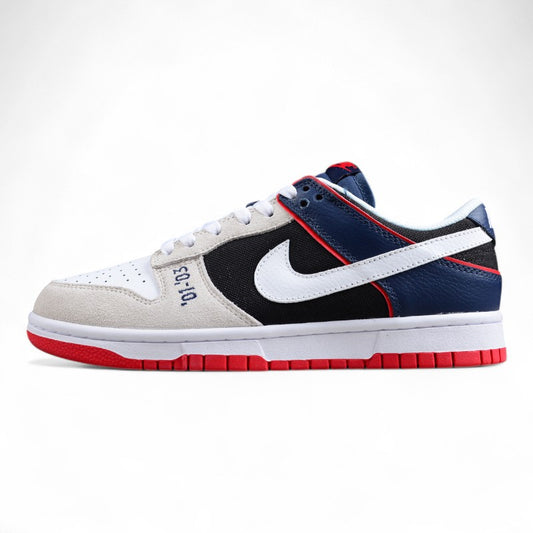 Nike SB Dunk Low "Sail Black Navy Red" - Best Reps Website 2025