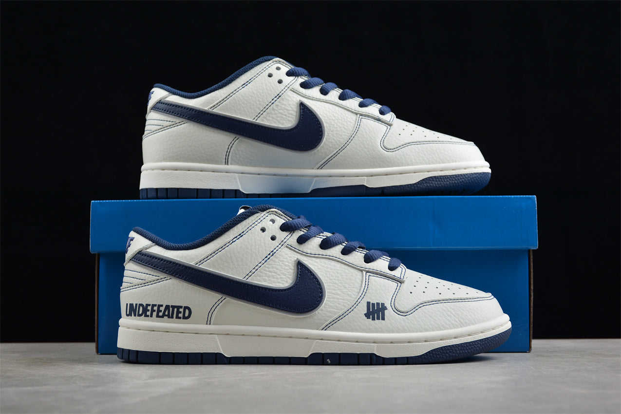Nike SB Dunk Low x Undefeated White/Navy