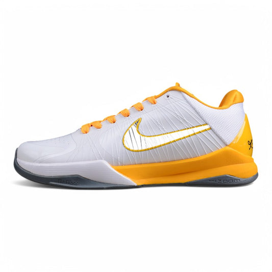 Nike Zoom Kobe 5 “White/Black/Del Sol/Metallic Silver”