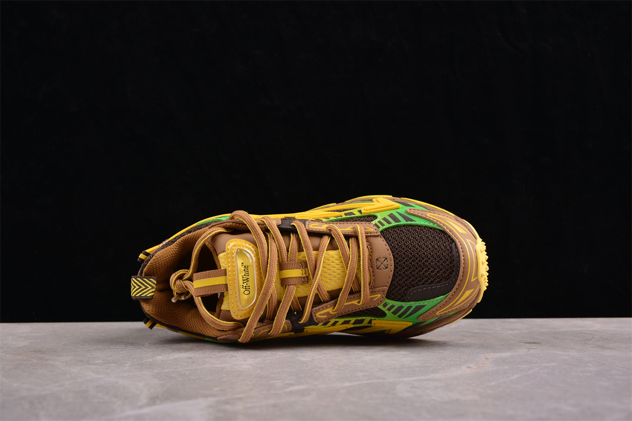  OFF-WHITE Be Right Back in Brown/Yellow 