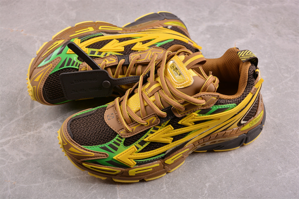  OFF-WHITE Be Right Back in Brown/Yellow 