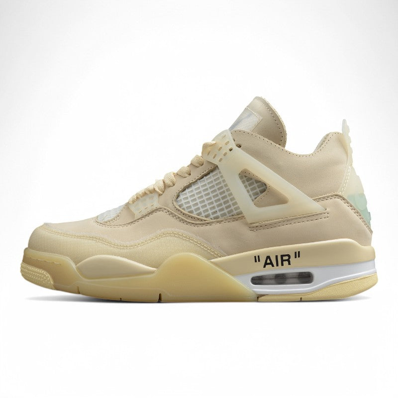 Off-White x Air Jordan 4 Retro SP "Sail"