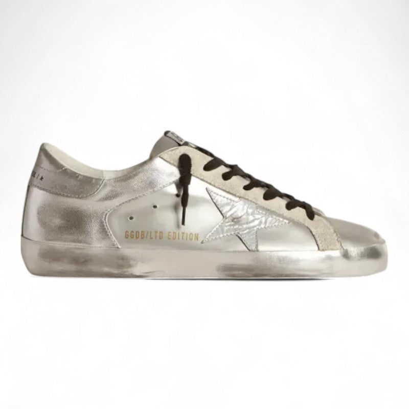 Super-Star sneakers with star and silver heel tab
