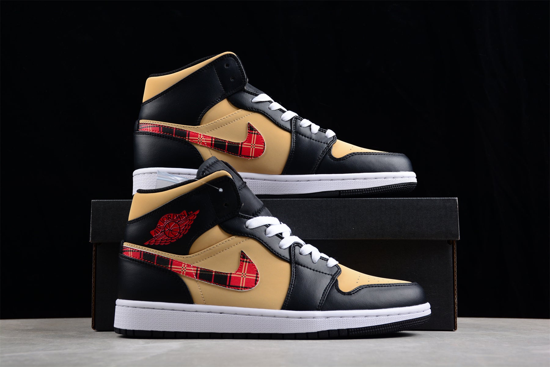 Air Jordan 1 Mid SE "Tartan Swoosh" - Best Reps Website 2025