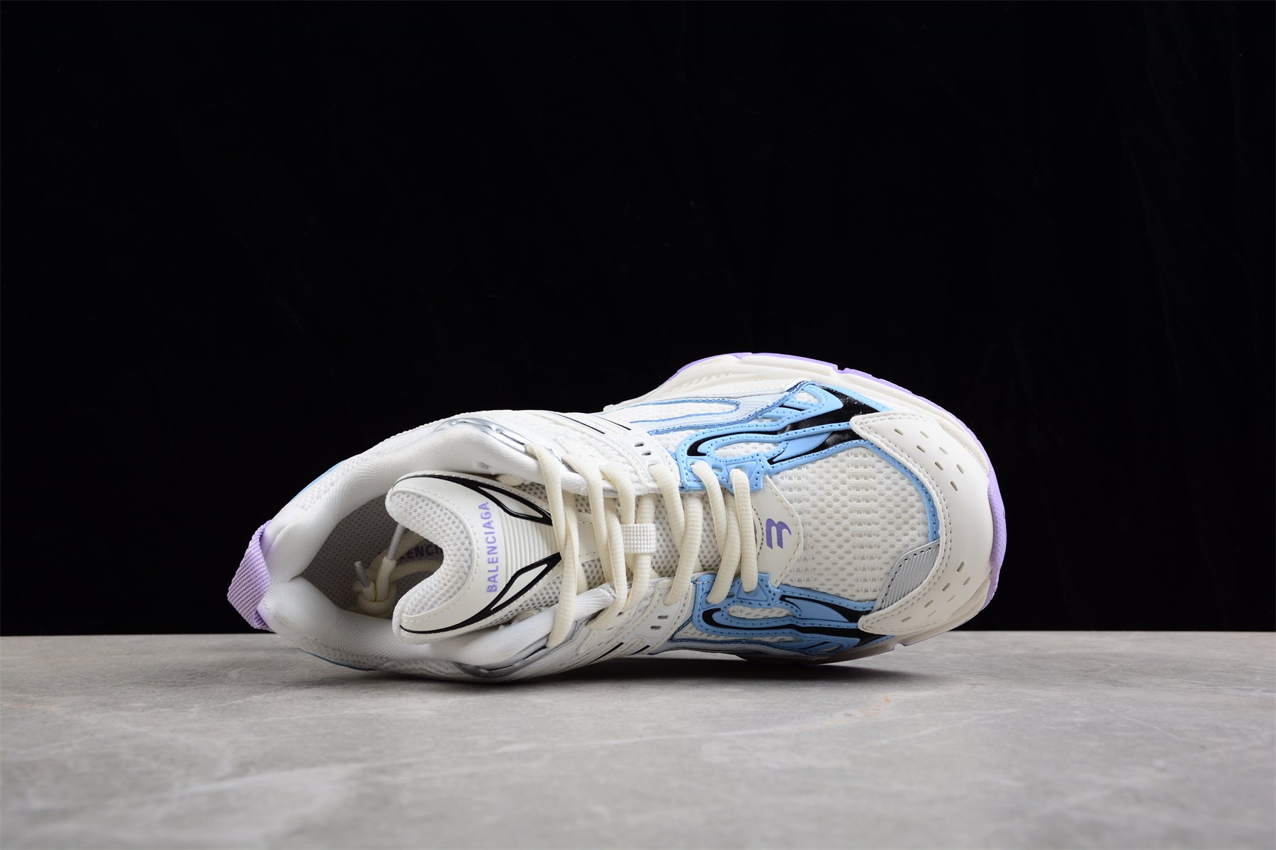 Balenciaga X-Pander Sneaker in White/Purple/Blue - Best Reps Website 2025