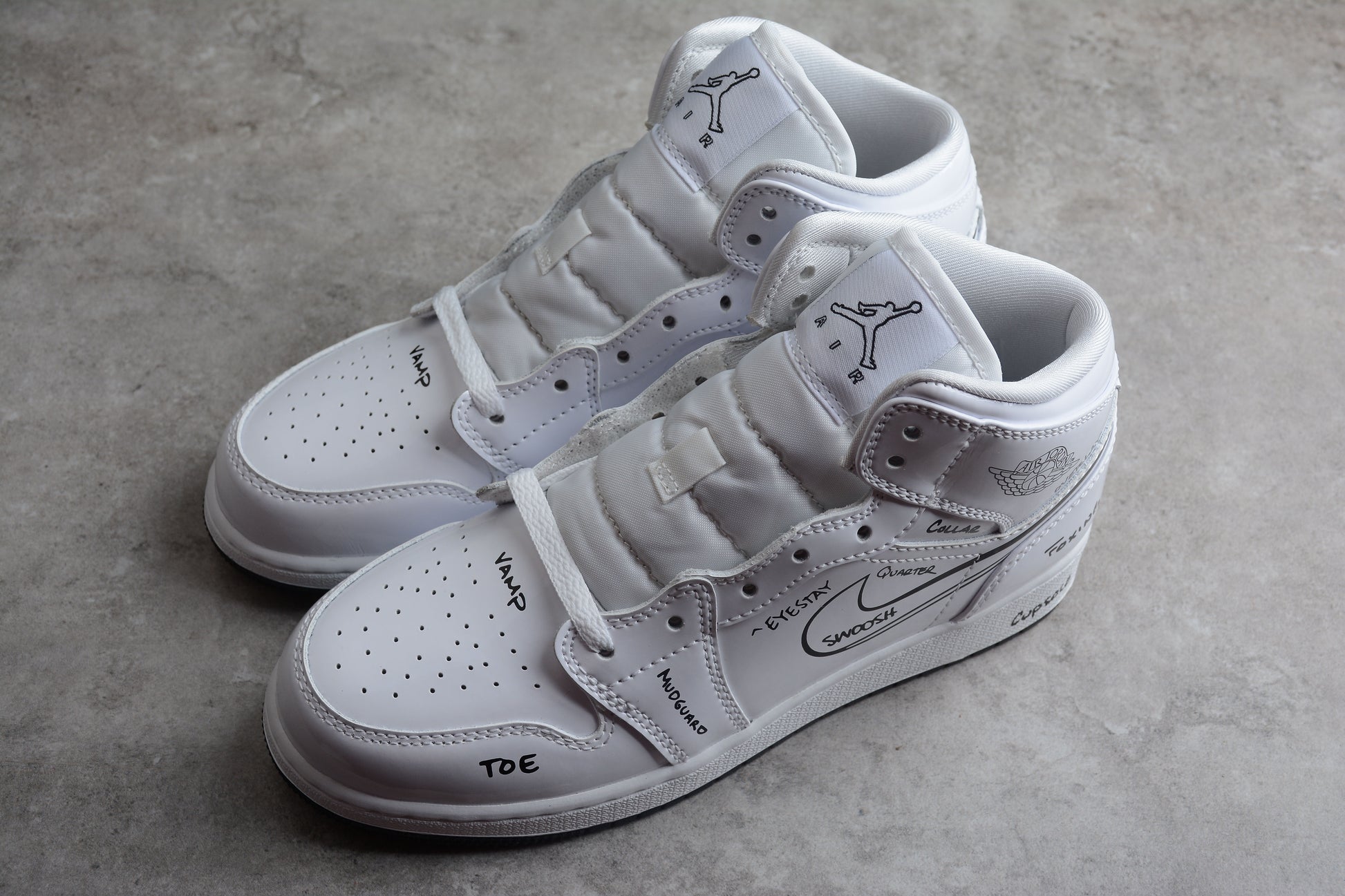 Nike Air Jordan 1 Mid GS 'Schematic' - Best Reps Website 2025