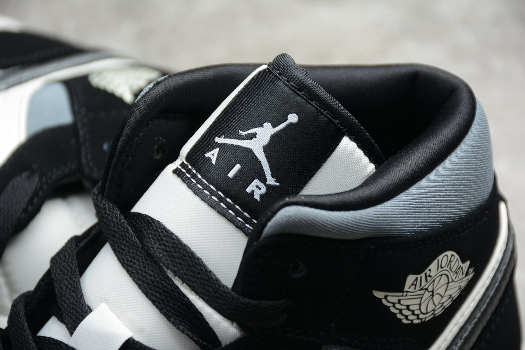 Air Jordan 1 Mid "Black/Smoke Grey" - Best Reps Website 2025