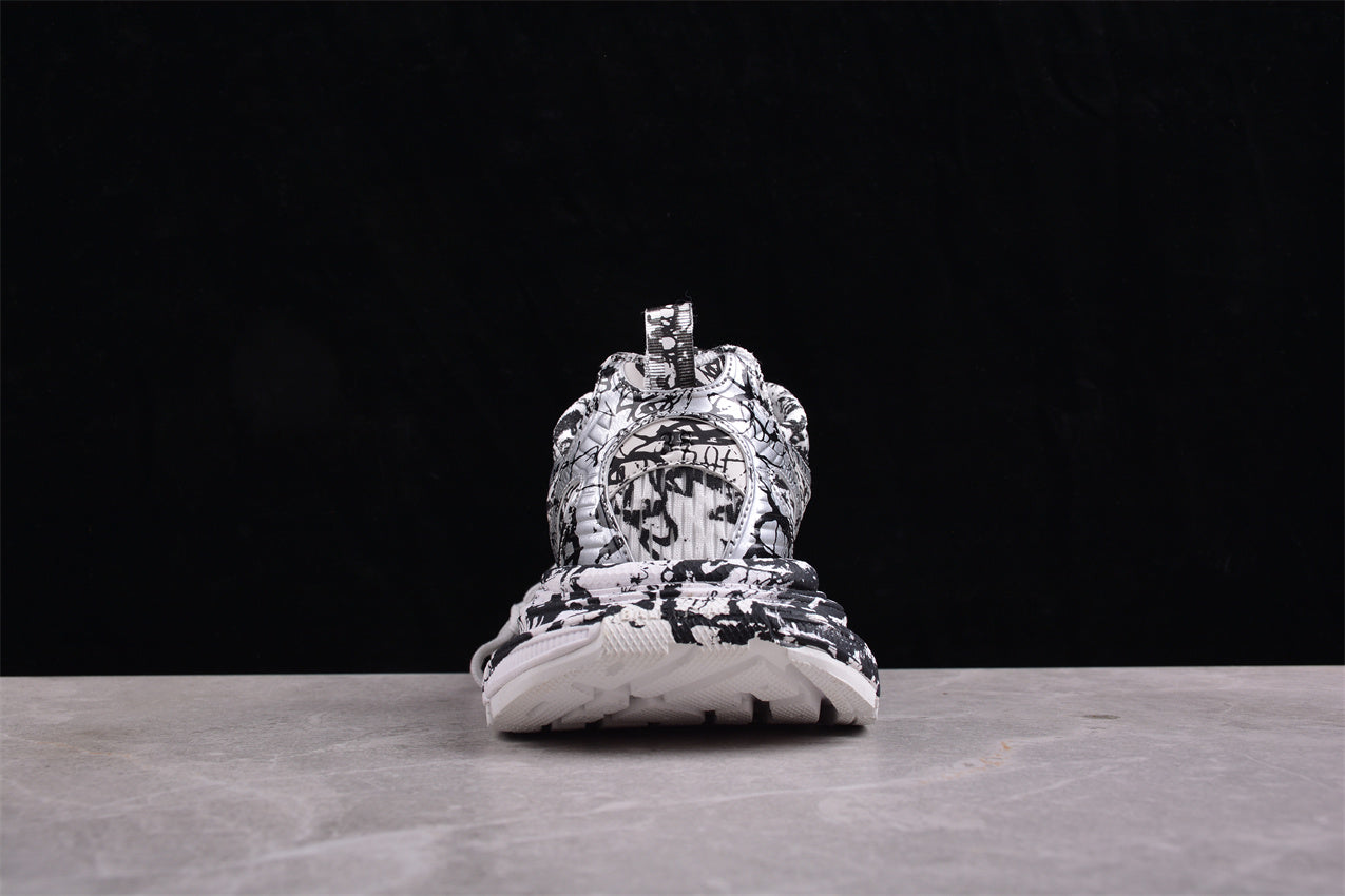 Balenciaga 3XL Extreme Graffiti Sneaker in White/Black - Best Reps Website 2025