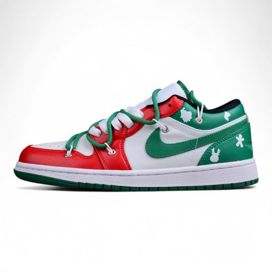 Air Jordan 1 Low "White/Stadium Green" (553558-129)