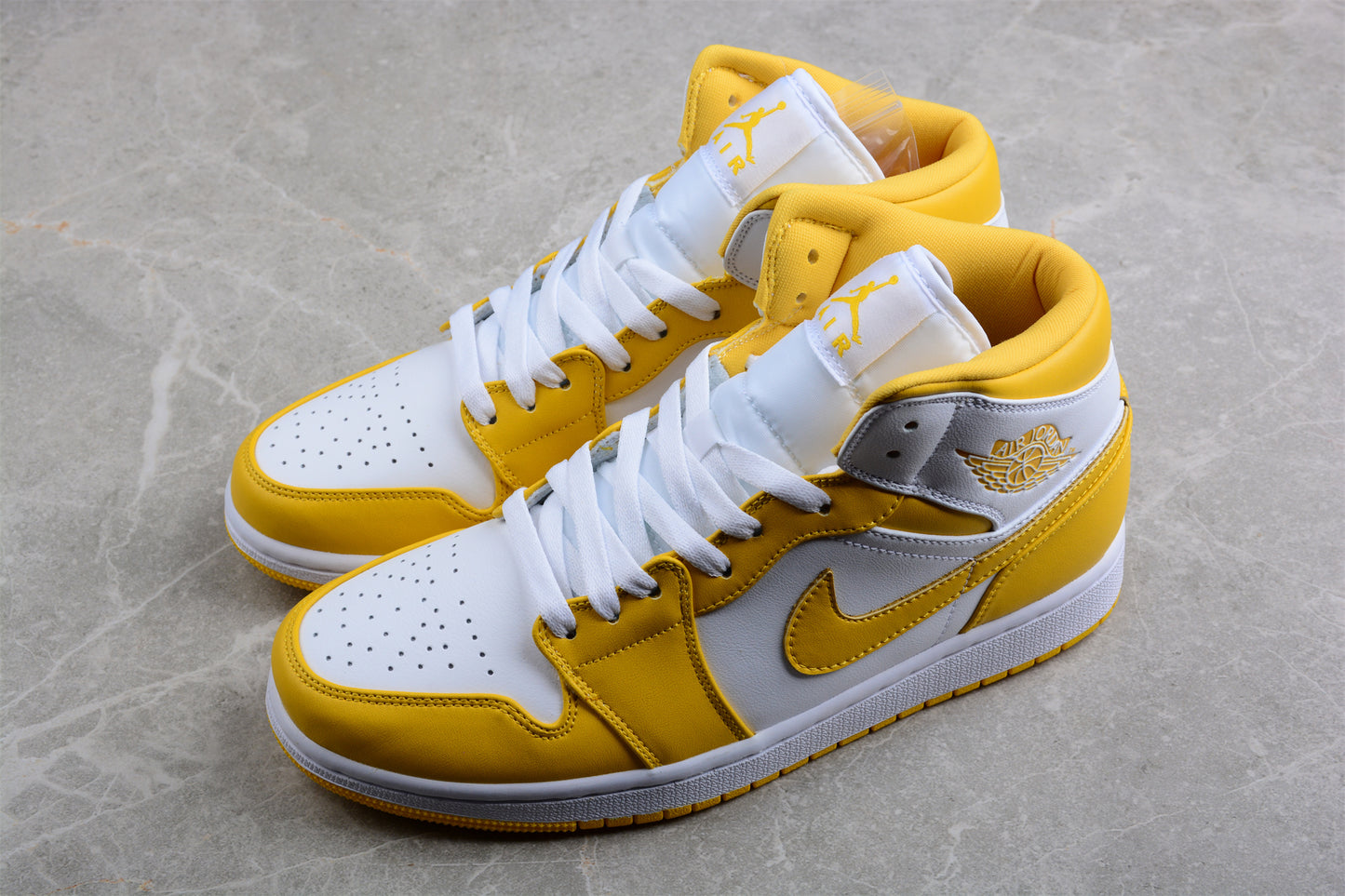 Nike  Air Jordan 1 Mid 'University Gold White' - Best Reps Website 2025