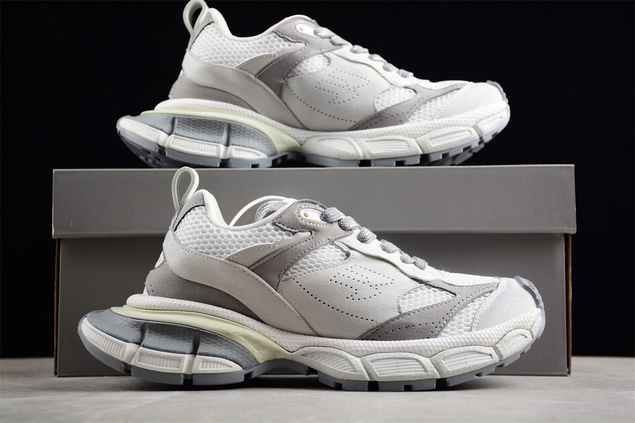 Balenciaga 3XL Distressed Sneakers in White/Grey - Best Reps Website 2025