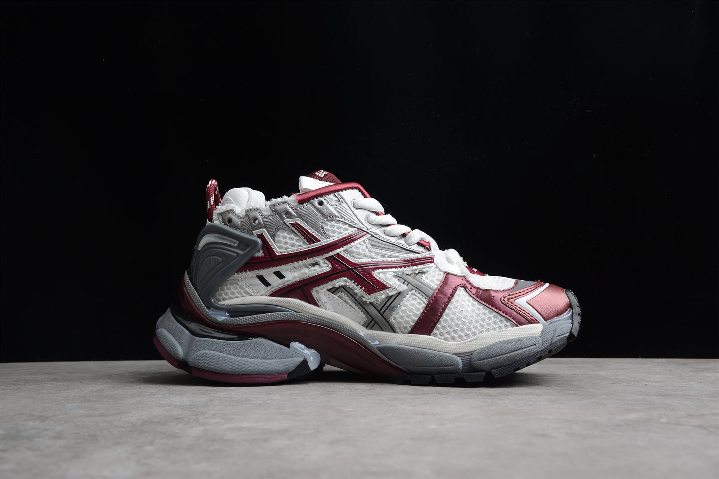 Balenciaga Runner Sneaker in Burgundy/Grey - Best Reps Website 2025