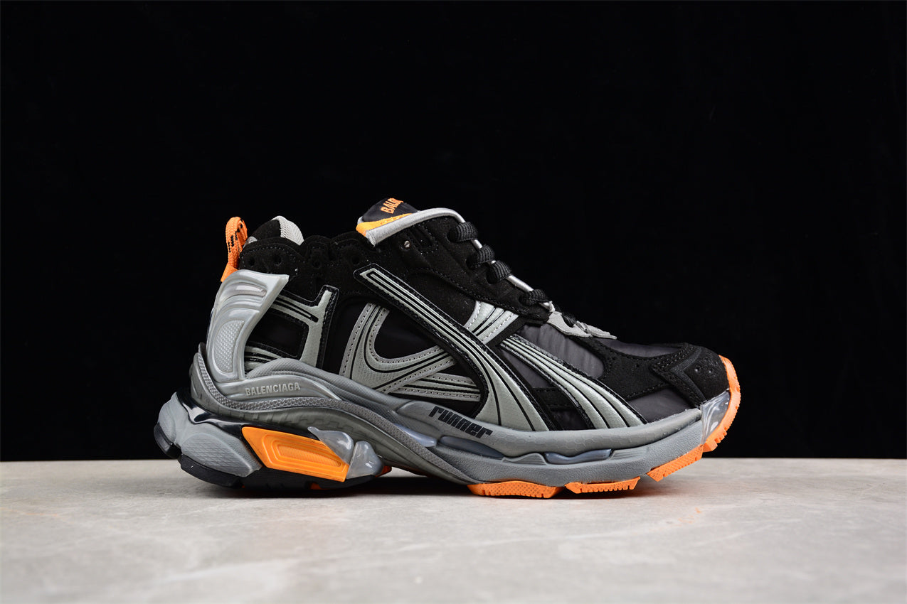 Balenciaga Runner Sneaker 'Worn-Out - Black Fluo Orange' - Best Reps Website 2025
