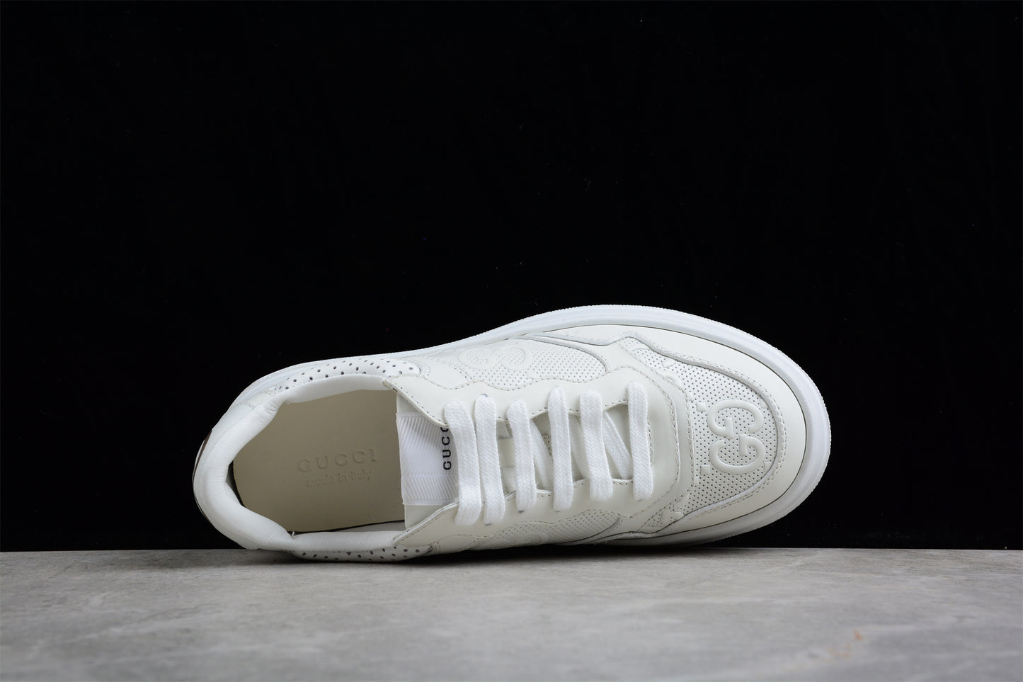 Gucci Embossed GG Logo Sneaker "White" - Best Reps Website 2025