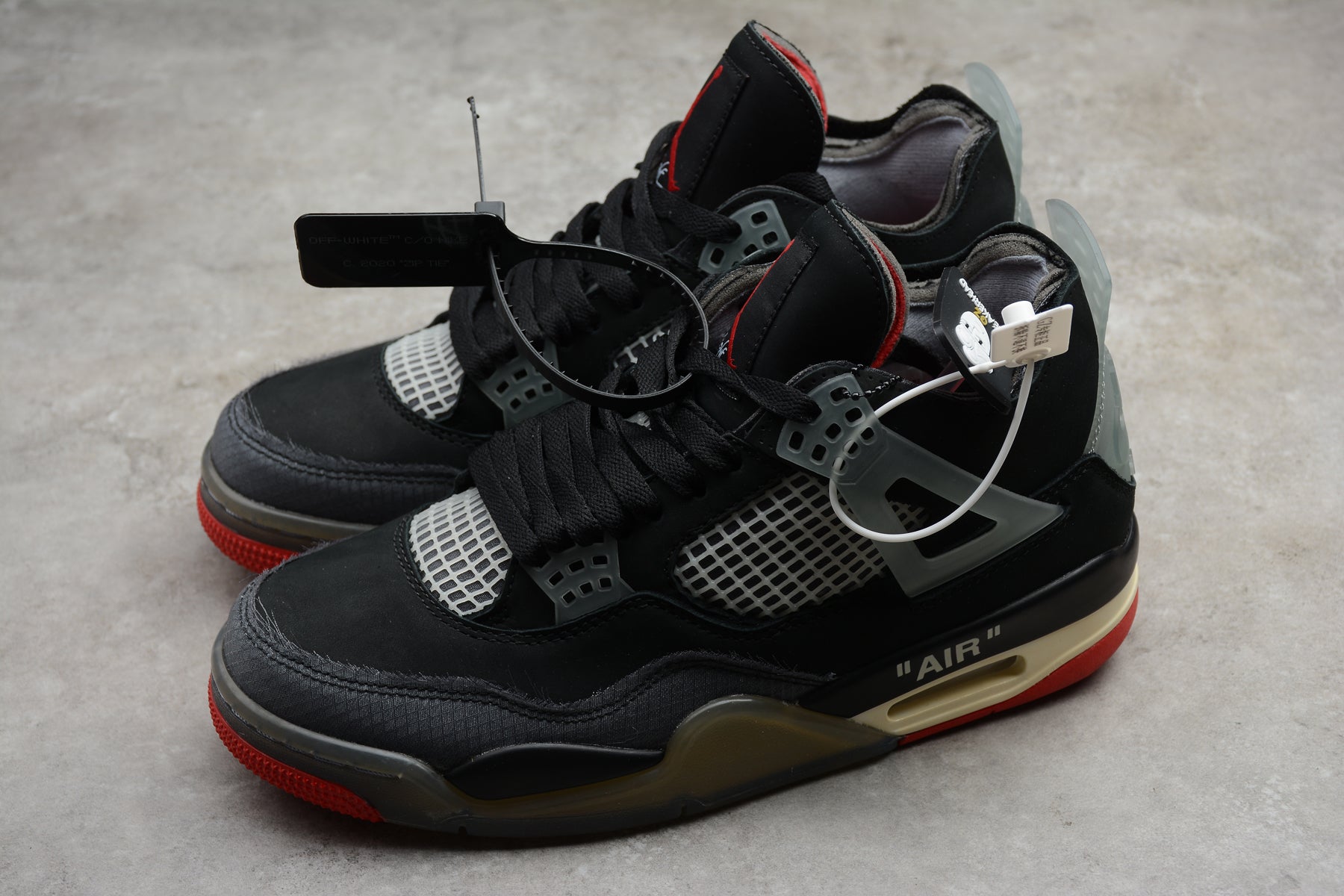 Off-White x Air Jordan 4 “Bred” - Best Reps Website 2025