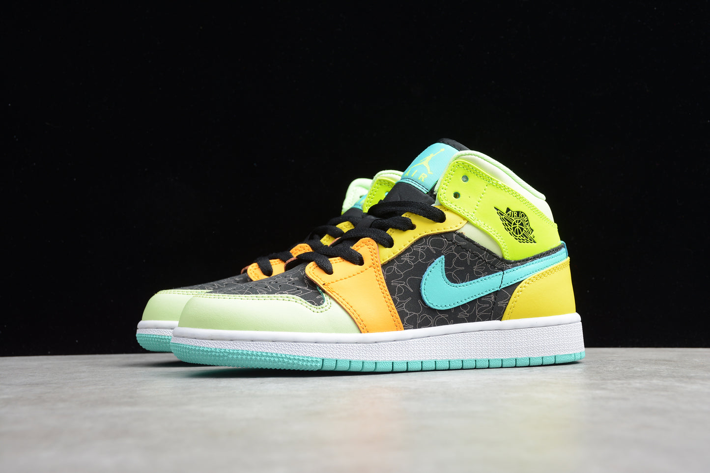 Nike Air Jordan 1 Mid SE GS "Clover Aurora Green" - Best Reps Website 2025