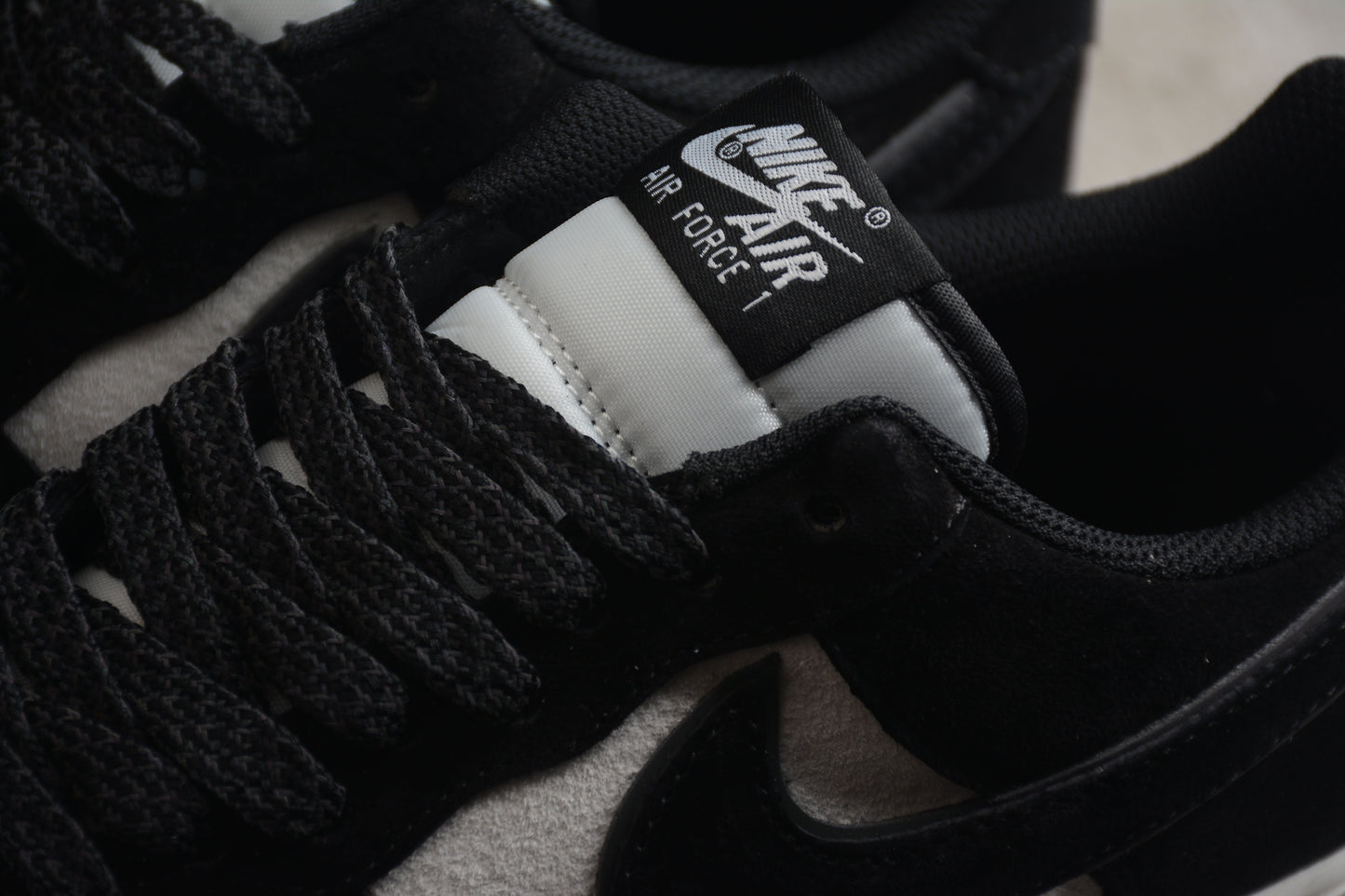 Nike Air Force 1 Low '07 Suede 'Panda' (Black/White)