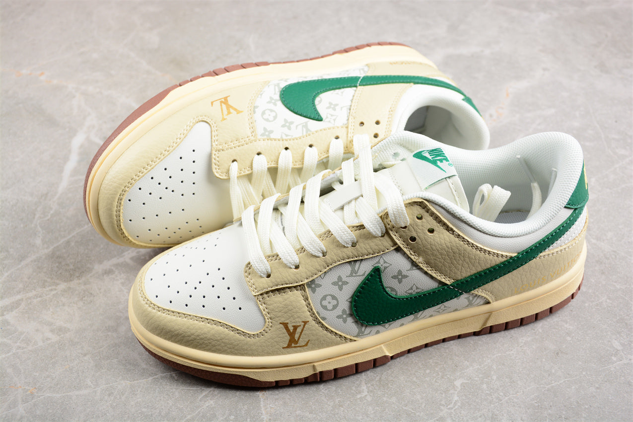 LV x Nike SB Dunk Low PRO Beige Green Gold (XD6188-003) - Best Reps Website 2025