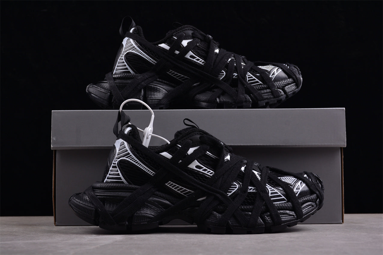 Balenciaga 3XL Extreme Lace Sneaker in Black/White - Best Reps Website 2025