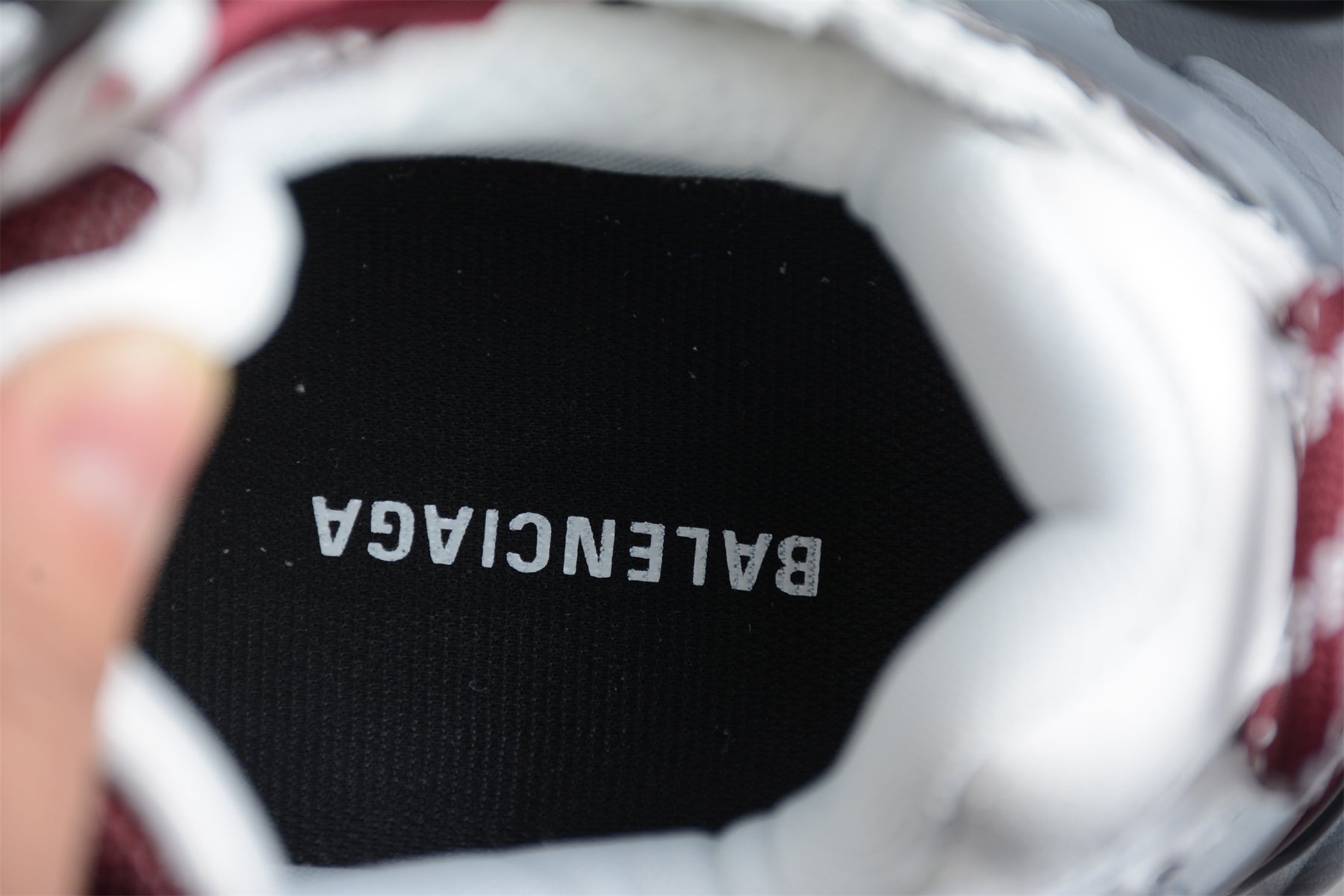 Balenciaga Runner Sneaker in Burgundy/Grey - Best Reps Website 2025