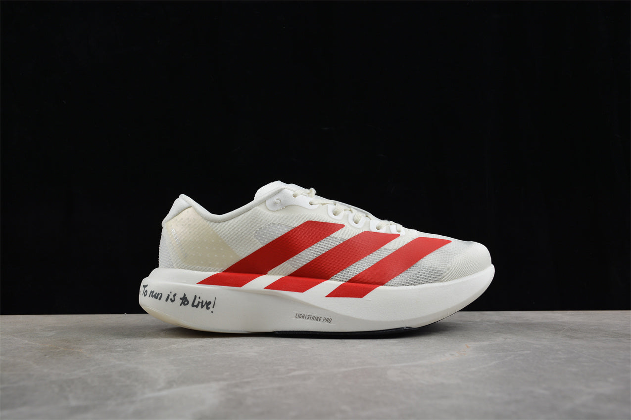  adidas Adizero EVO SL "Off White/Better Scarlet" 