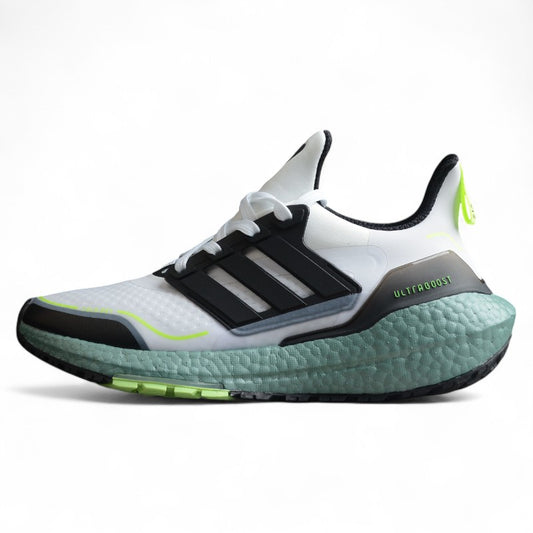 adidas UltraBoost 21 COLD.RDY ‘White Signal Green’.