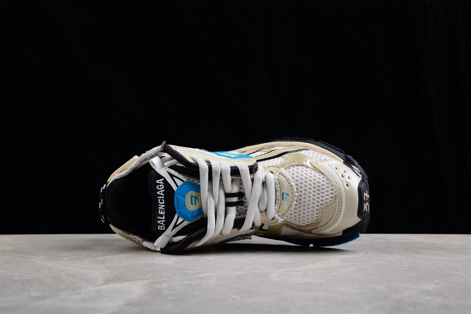 Balenciaga Runner – White/Beige/Blue - Best Reps Website 2025