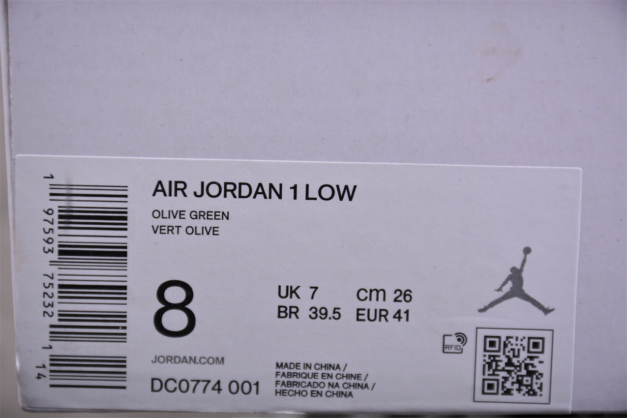 Travis Scott X Jordan Air Jordan 1 Low "'Medium Olive"