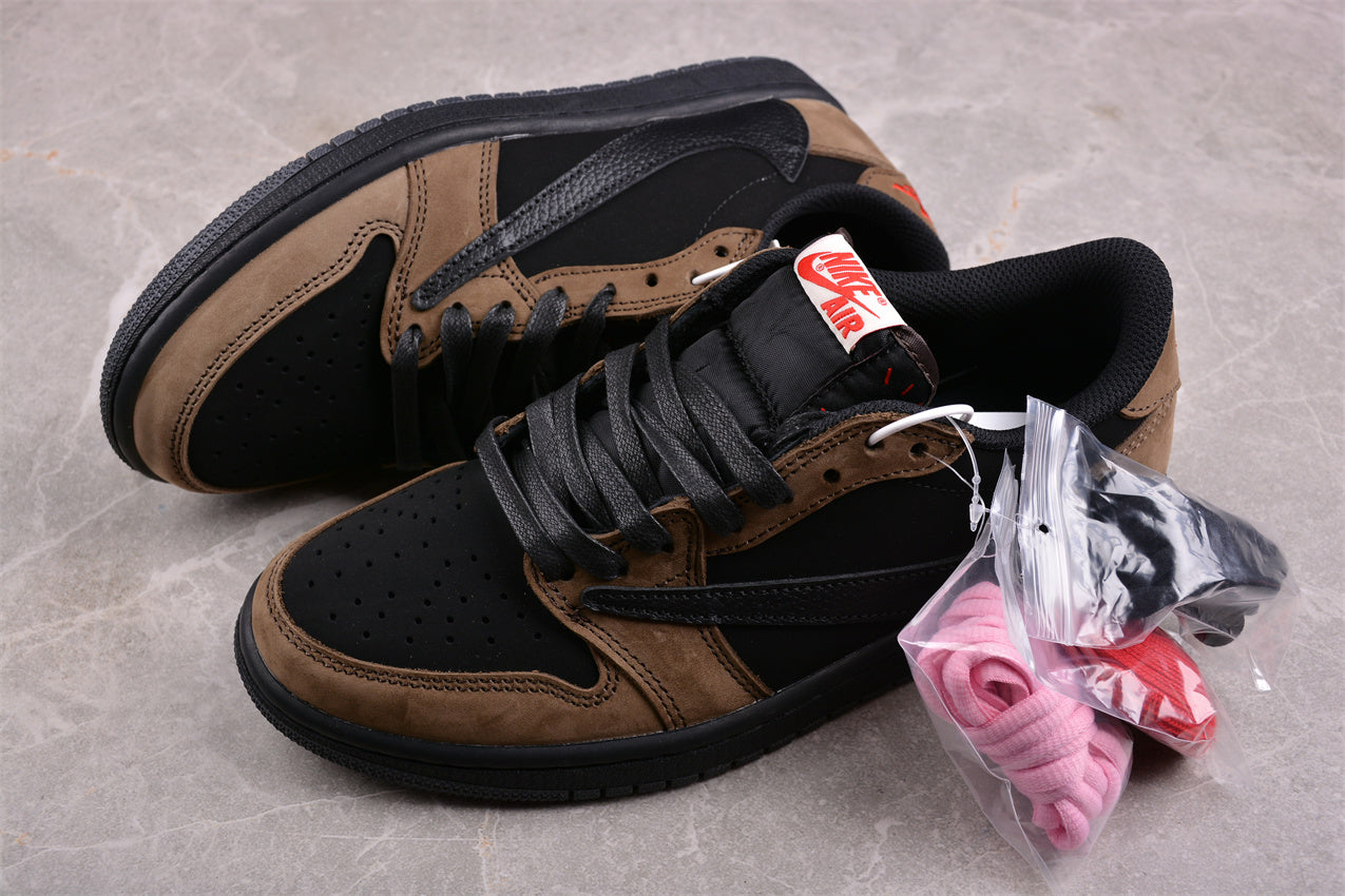 Travis Scott x Air Jordan 1 Retro Low OG SP 'Velvet Brown