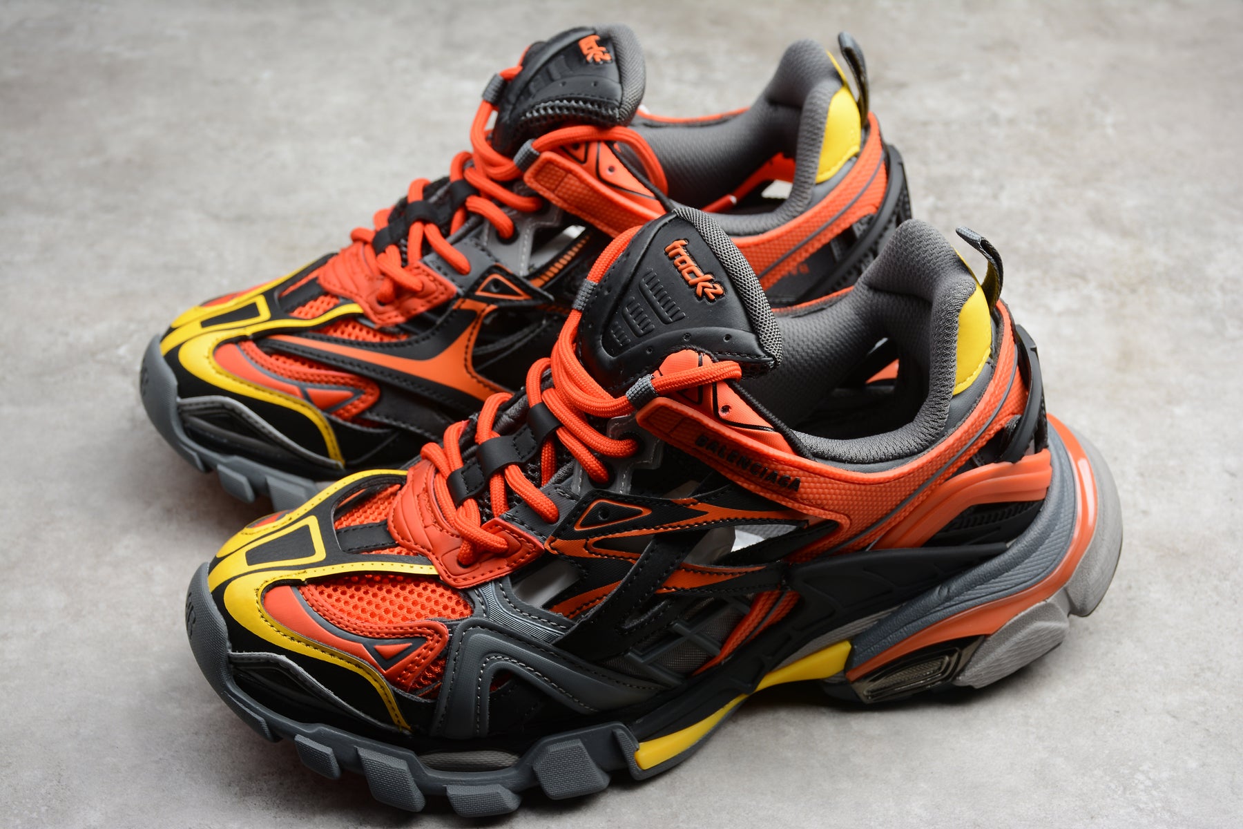 Balenciaga Track 2 Trainer 'Orange Black' - Best Reps Website 2025