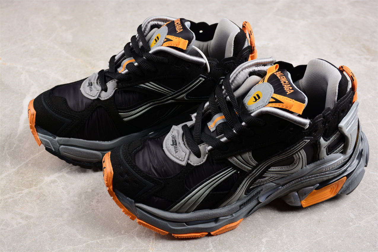 Balenciaga Runner Sneaker 'Worn-Out - Black Fluo Orange' - Best Reps Website 2025