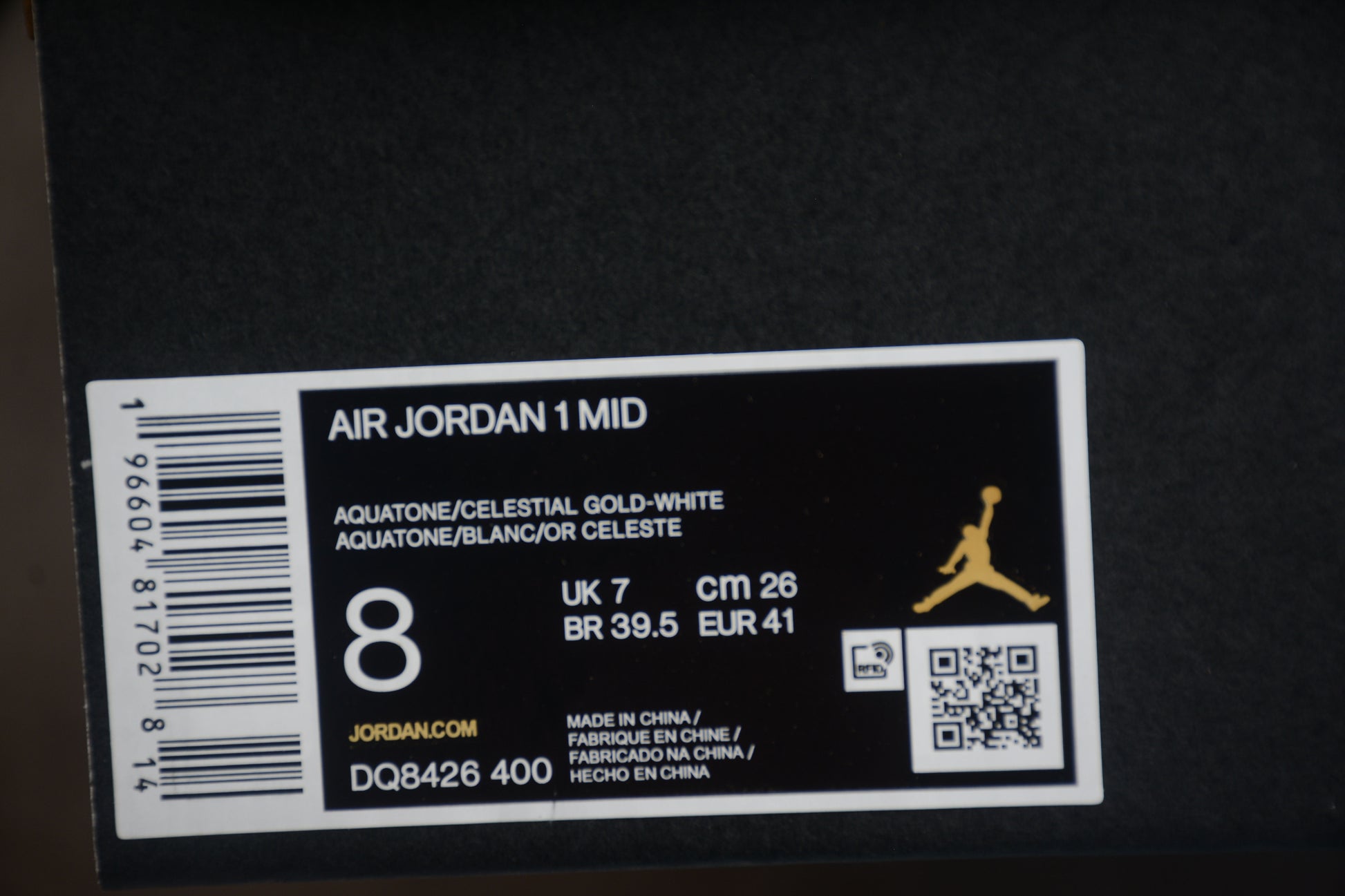 Nike Air Jordan 1 Mid "Aquatone Celestial Gold White" - Best Reps Website 2025