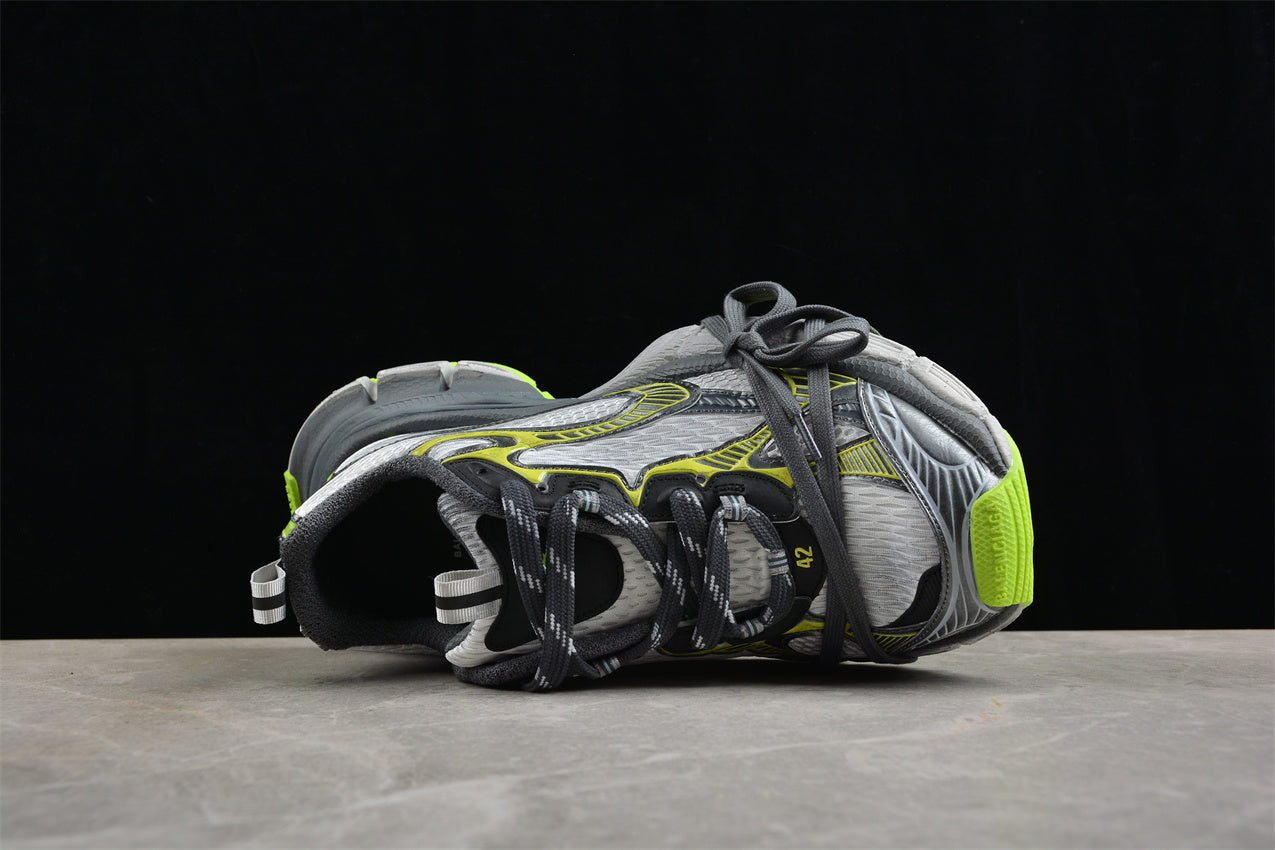 Balenciaga 3XL Sneakers – Silver / Black / Lime - Best Reps Website 2025