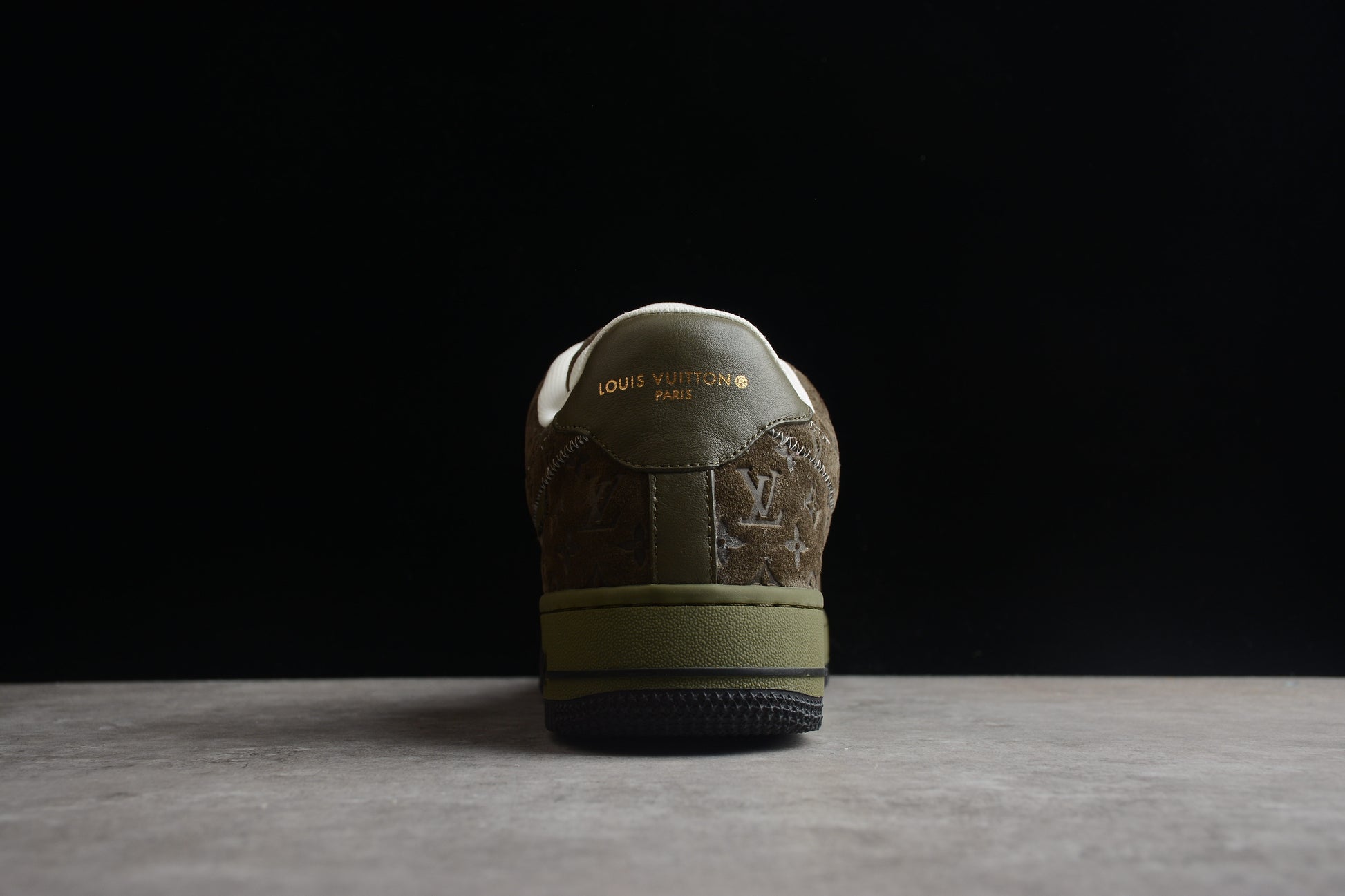 LV x Nike Air Force 1 Low Sneaker Olive