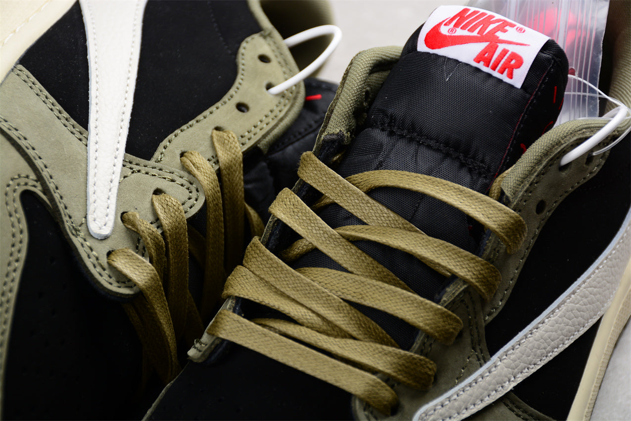 Jordan 1 Low Travis Scott "Dark Olive"