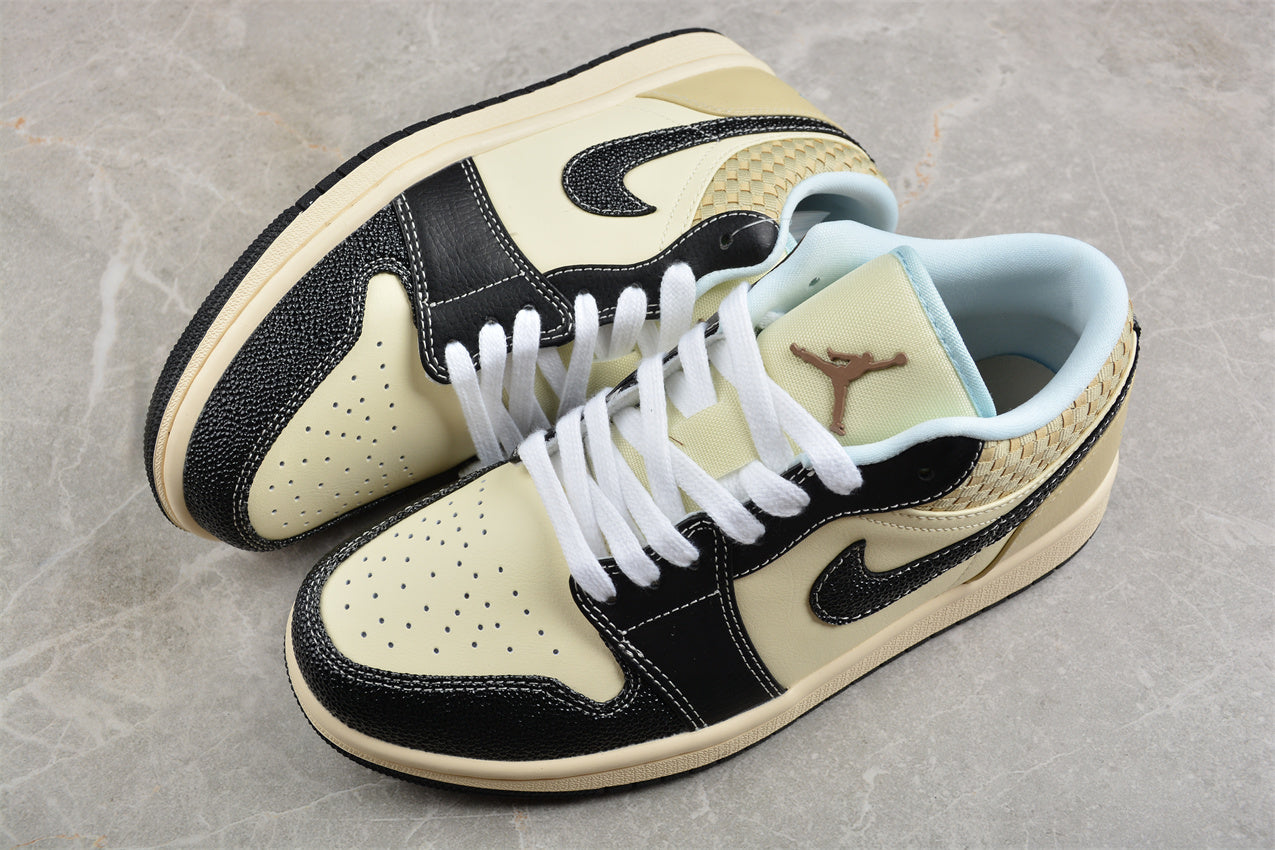 Air Jordan 1 Low "Coconut Milk Black