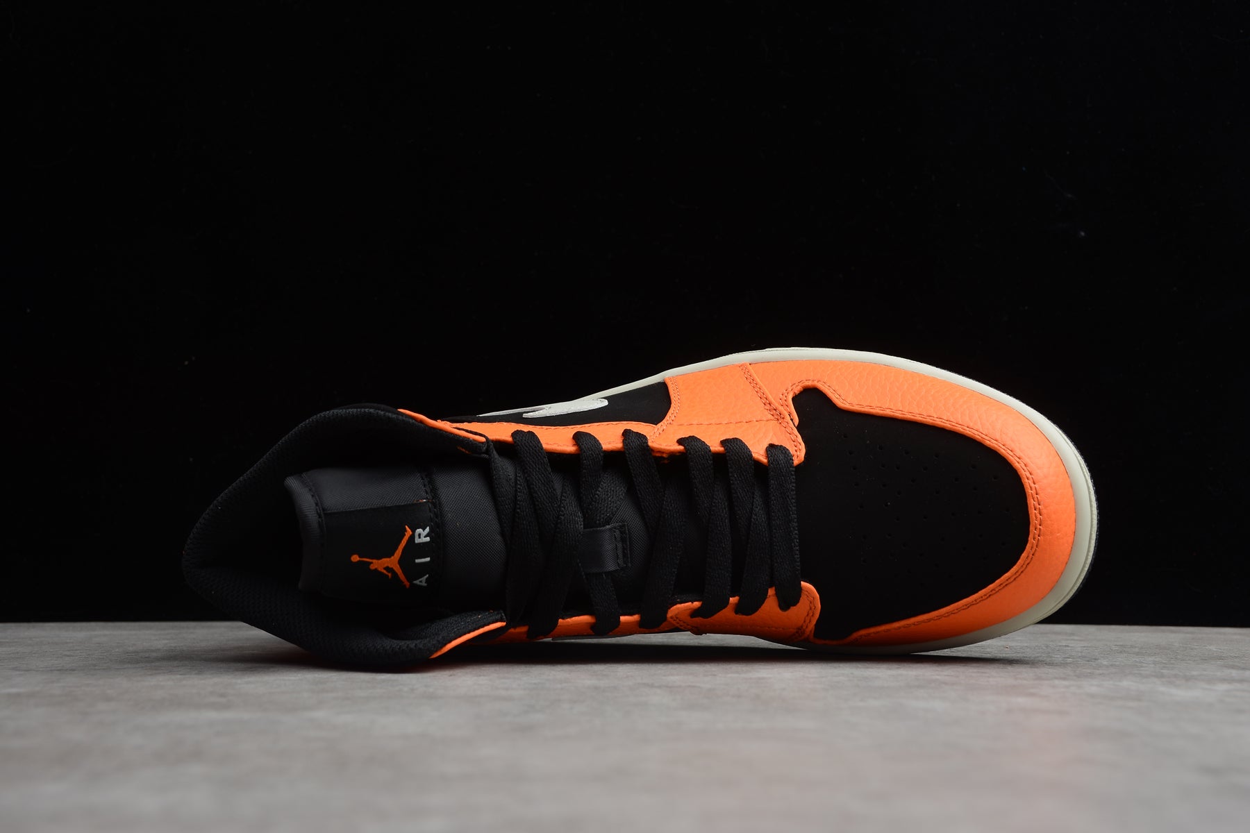Air Jordan 1 Mid "Black Light Bone Orange" - Best Reps Website 2025