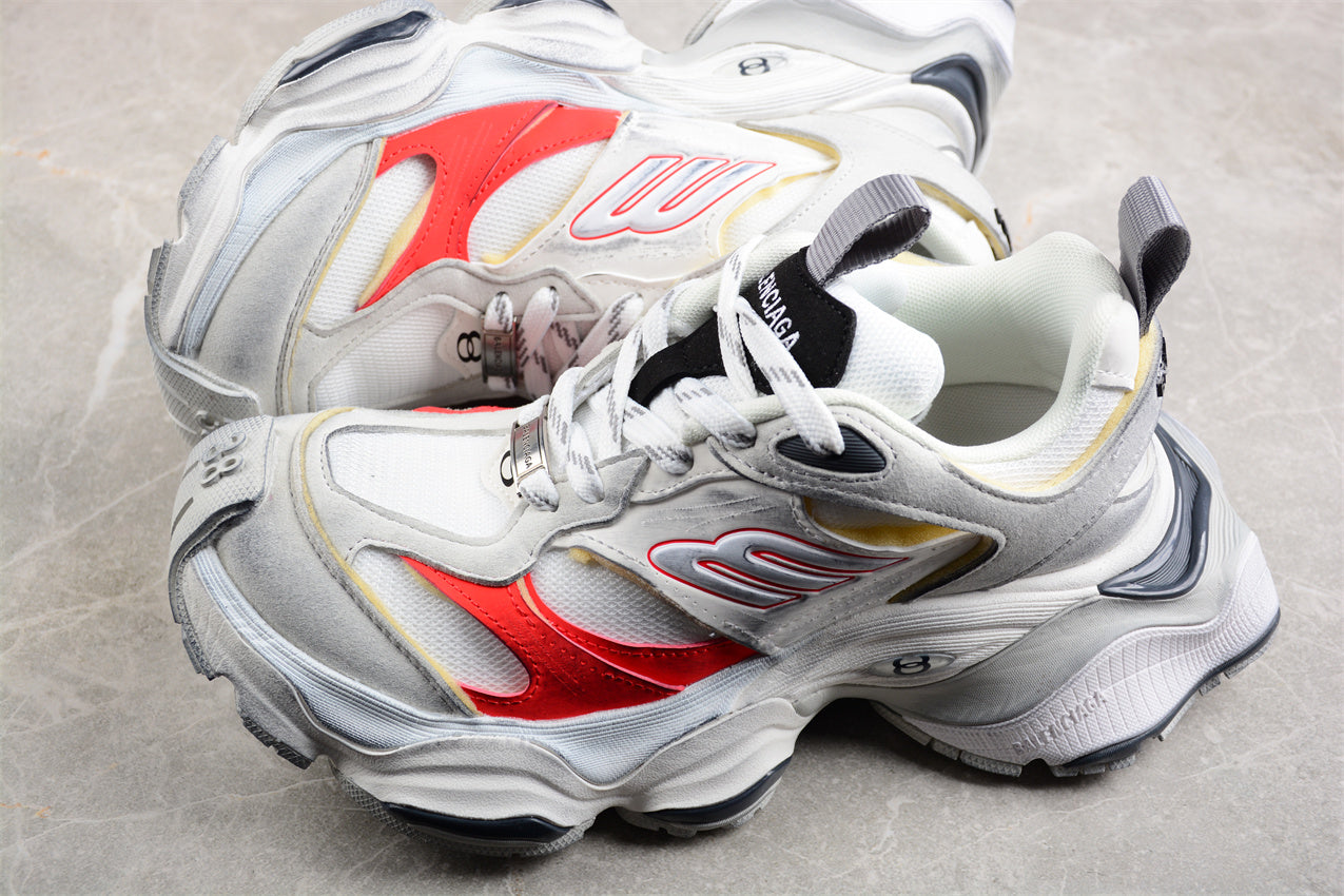 Balenciaga Cargo Sneaker 'Worn-Out - White Red' - Best Reps Website 2025