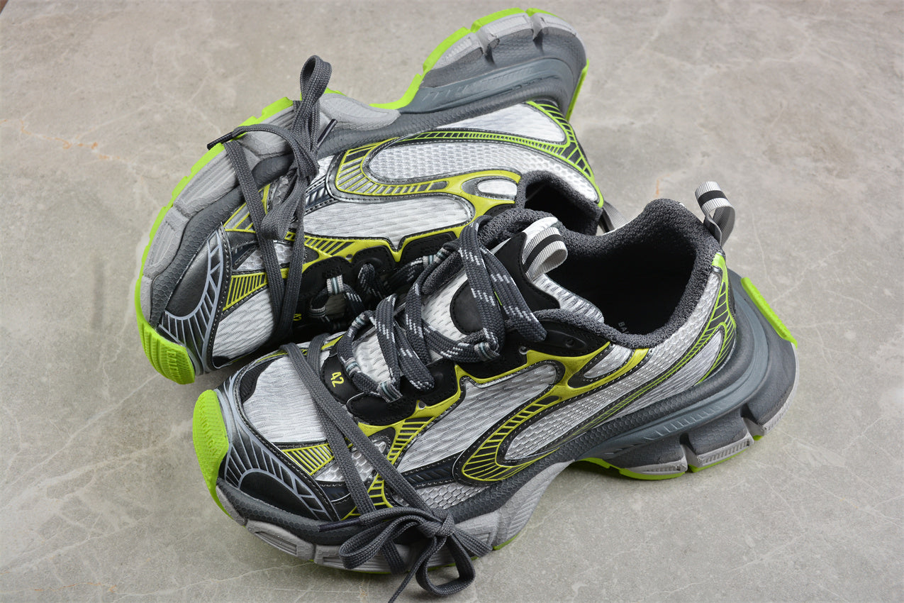 Balenciaga 3XL Sneakers – Silver / Black / Lime - Best Reps Website 2025