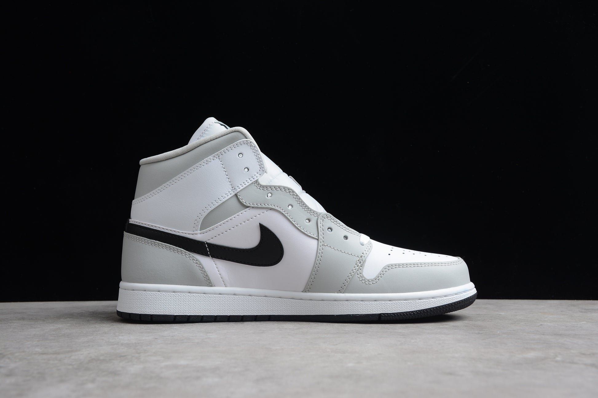 Nike Air Jordan 1 Mid "Grey Fog Black White" - Best Reps Website 2025