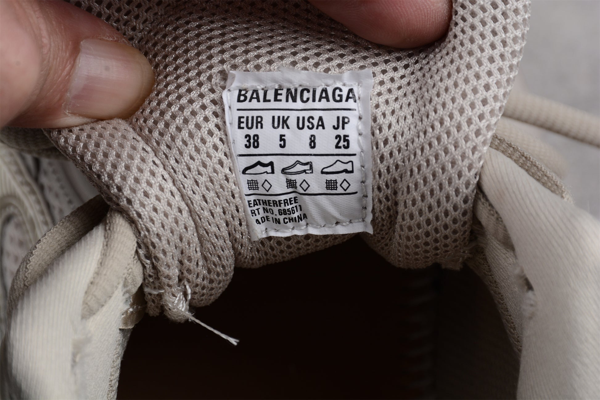 Balenciaga Defender Rubber Platform Sneakers in Beige - Best Reps Website 2025