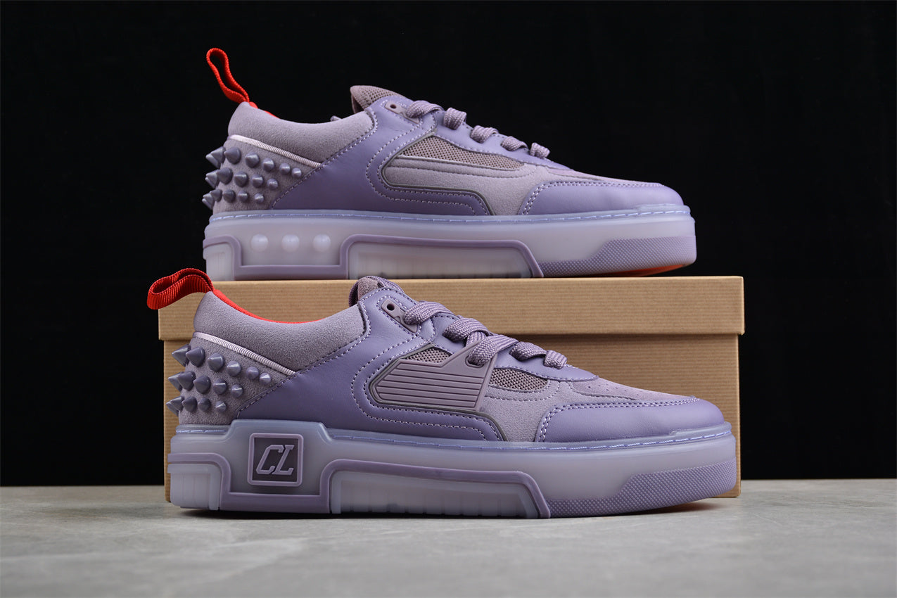 Christian Louboutin Astroloubi Spiked Leather in Purple - Best Reps Website 2025