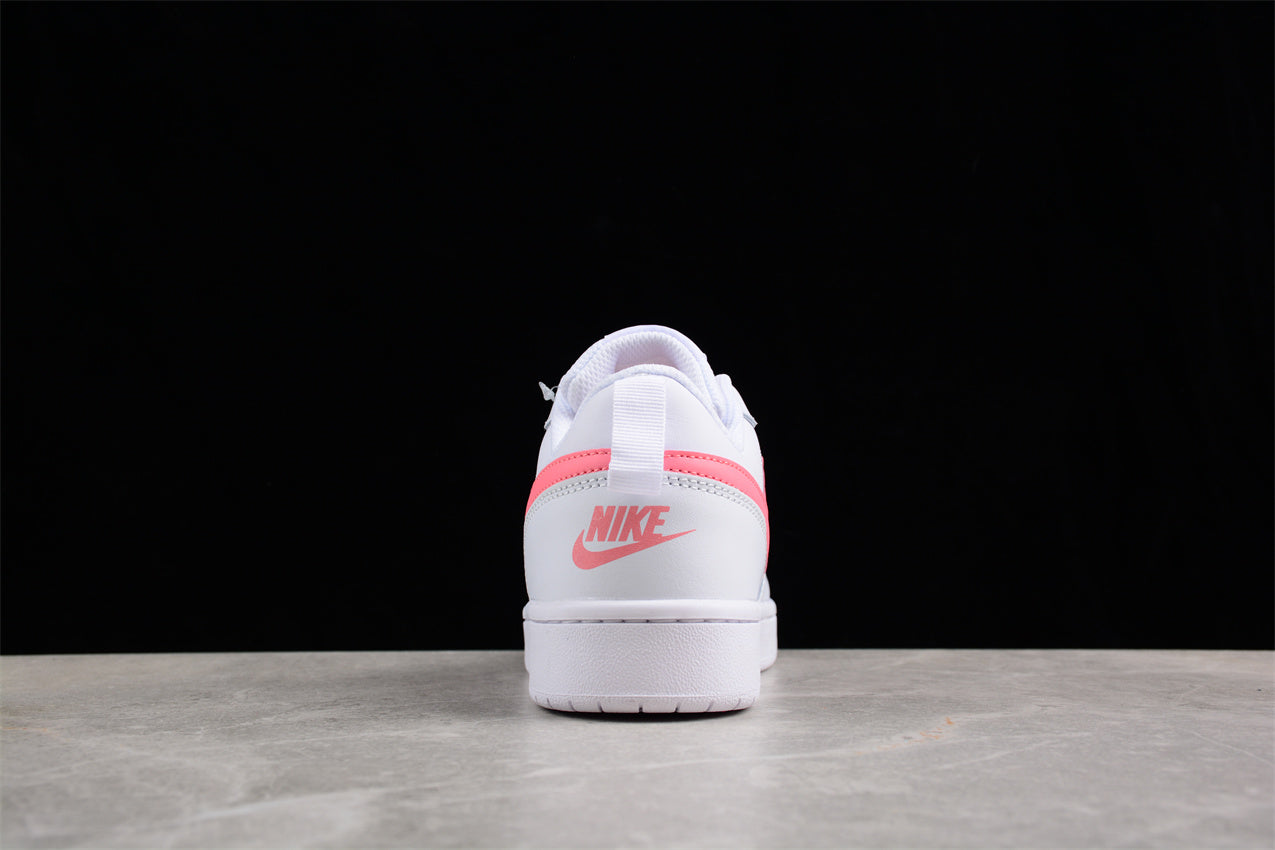 Nike Court Borough Low 2 GS "White Coral Laser Orange"