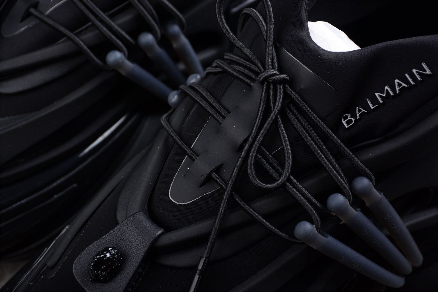 Balmain Unicorn Low-Top Sneakers in All Black – Neoprene &amp; Leather - Best Reps Website 2025