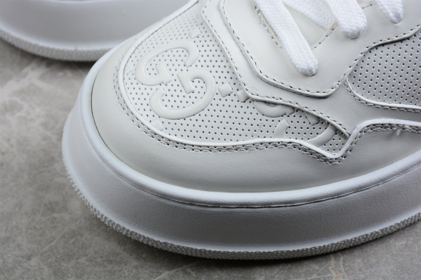 Gucci Embossed GG Logo Sneaker "White" - Best Reps Website 2025