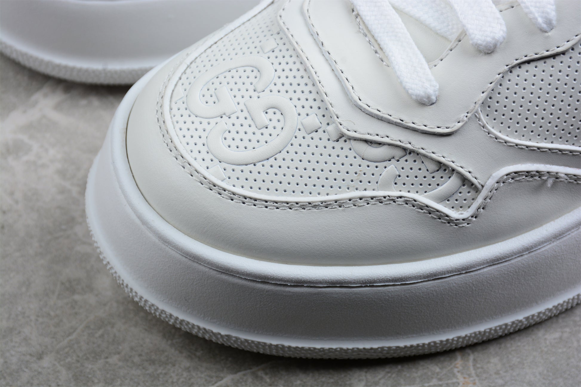 Gucci Embossed GG Logo Sneaker "White" - Best Reps Website 2025
