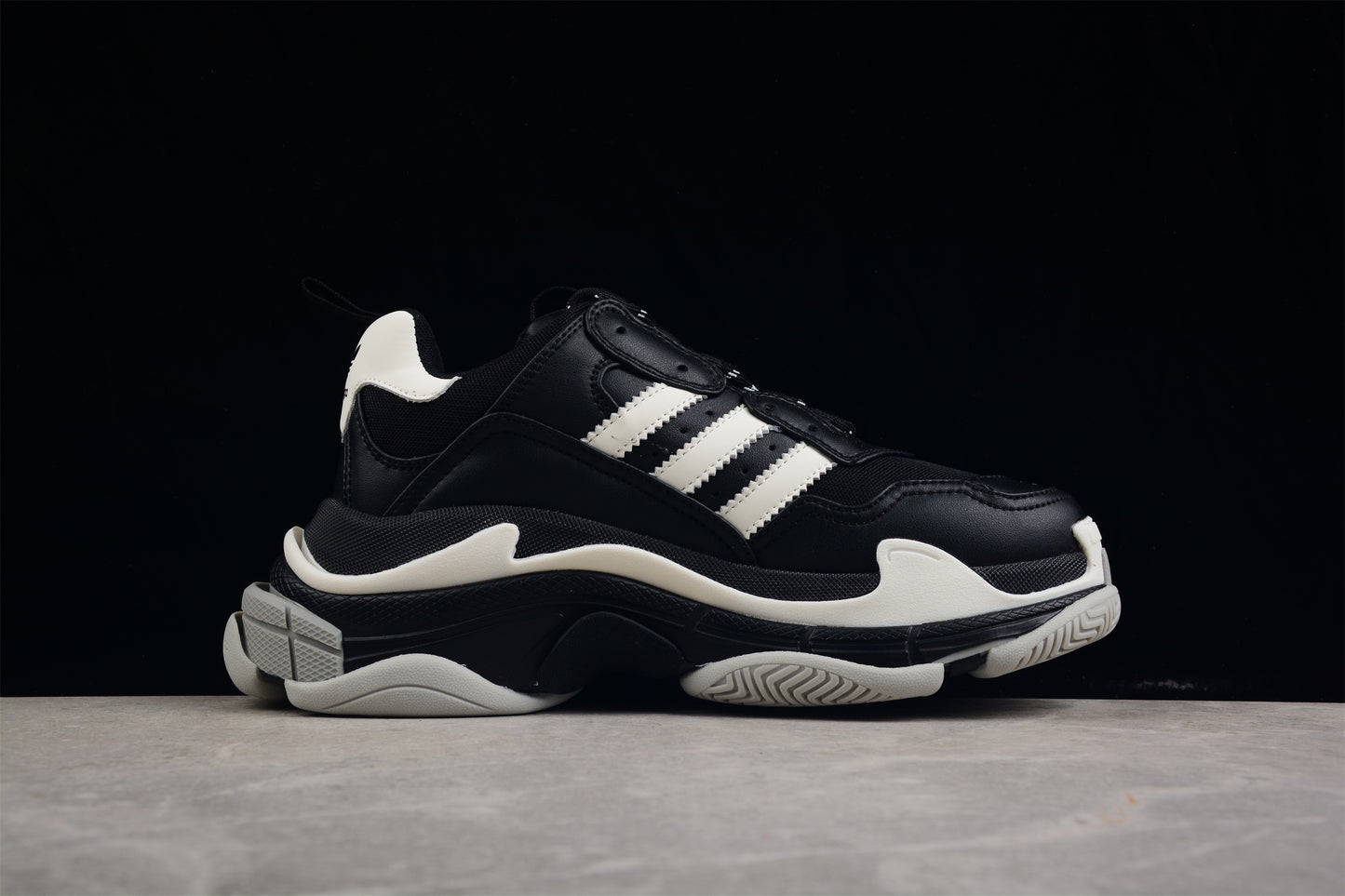 Balenciaga x Adidas Triple S – Black - Best Reps Website 2025